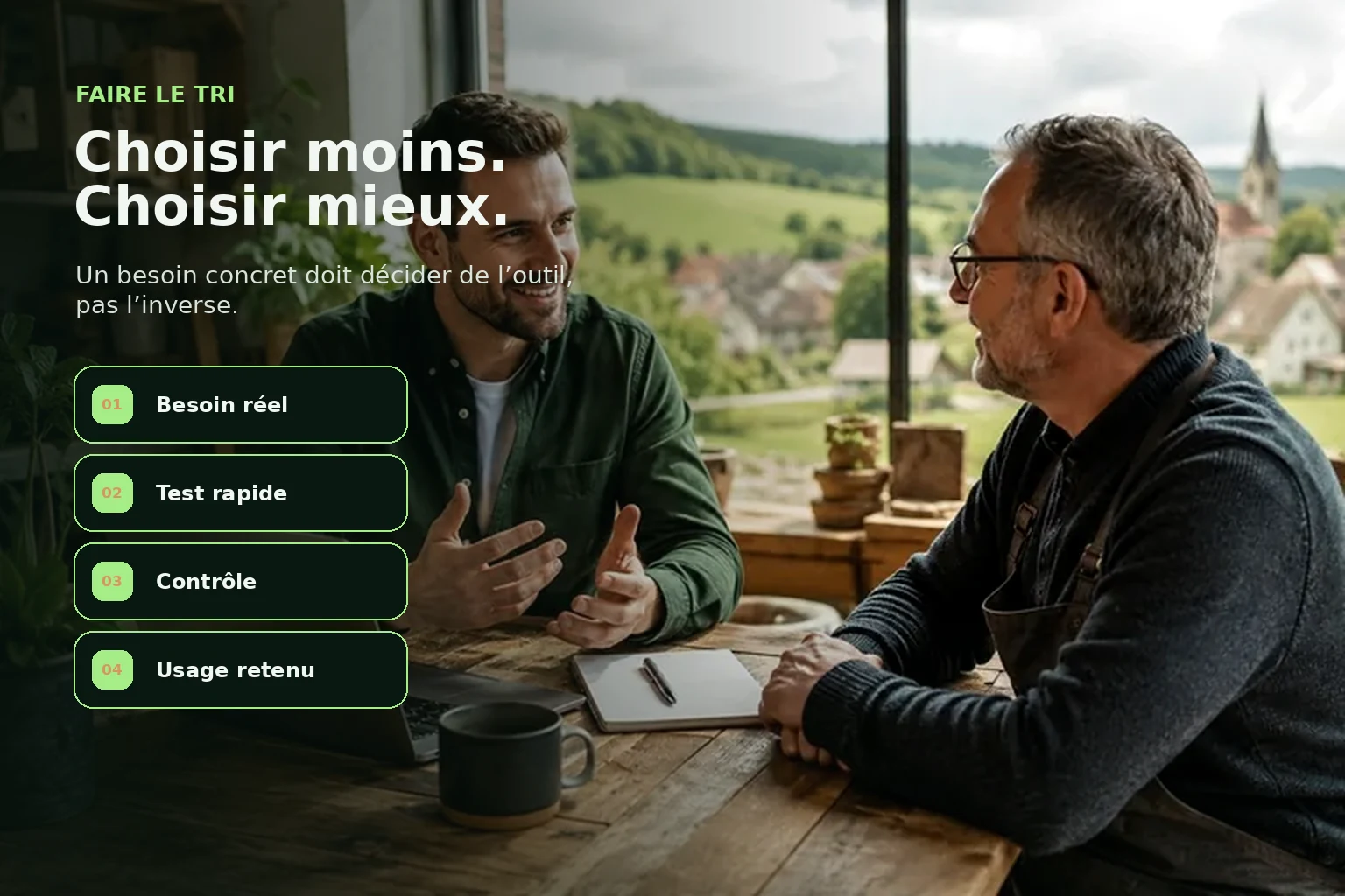 Méthode simple pour choisir un outil IA adapté à une TPE sans multiplier les solutions