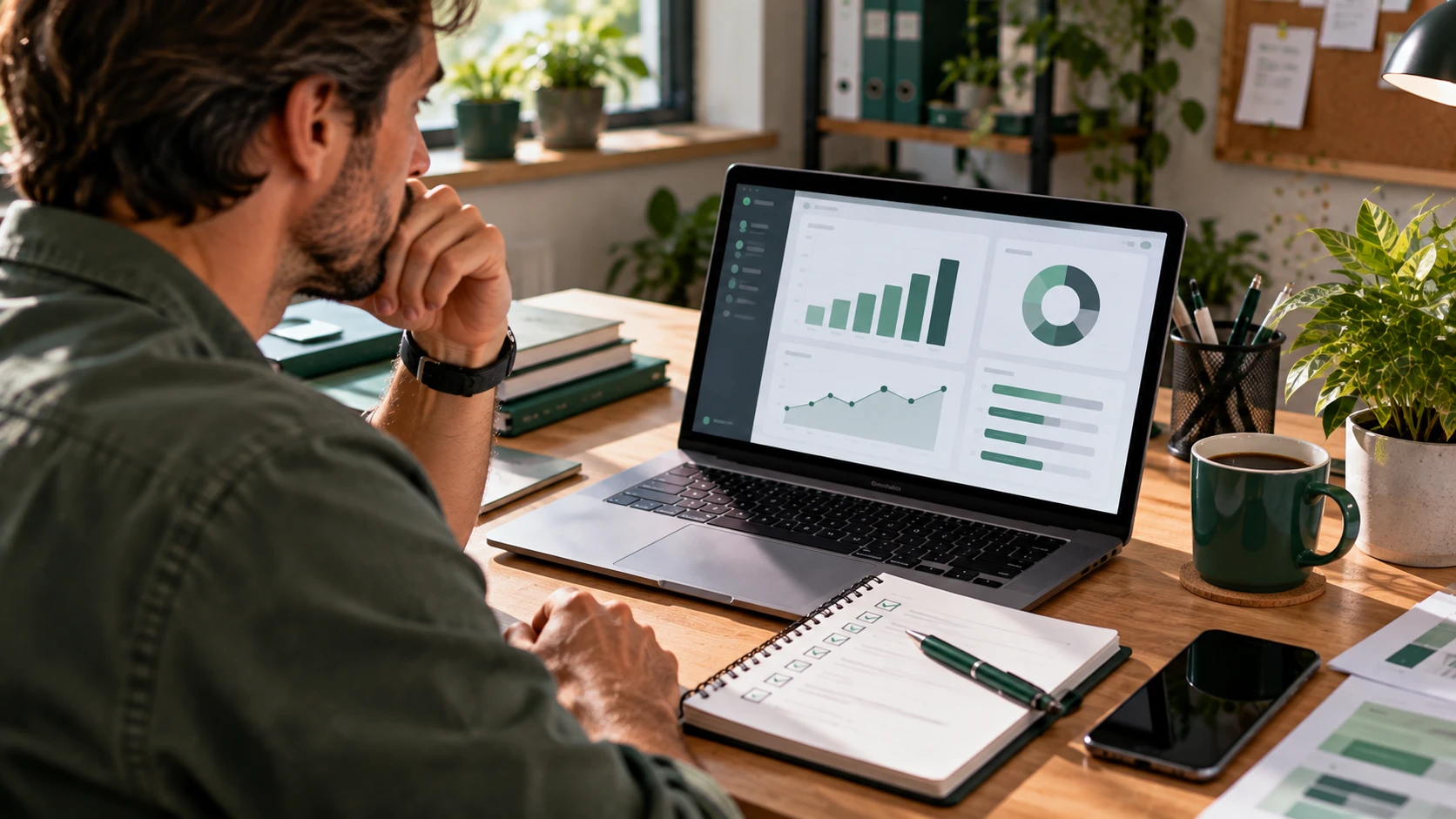 Tableau de suivi sobre avec indicateurs à vérifier